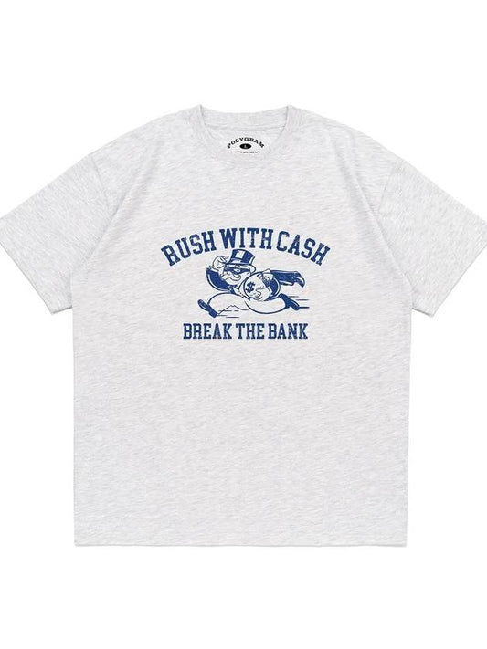 RUSH WITH CASH T SHIRTS LIGHT MELANGE - POLYGRAM - BALAAN 2