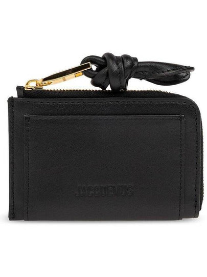 Le Porte Cartes Tourni Leather Card Wallet Black - JACQUEMUS - BALAAN 2