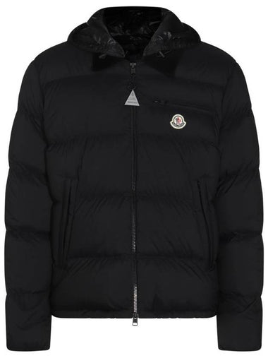 Men's Calima Hooded Short Down Padding Black - MONCLER - BALAAN 1