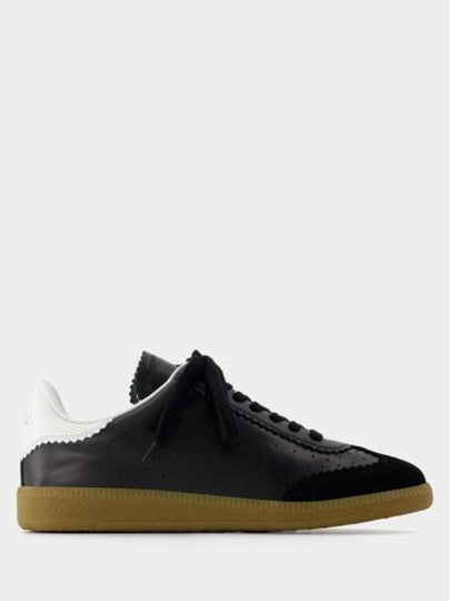 Bryce Logo Tab Low Top Sneakers Black - ISABEL MARANT - BALAAN 2