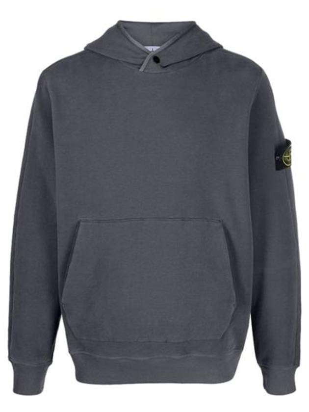 Compass Logo Patch Hoodie Grey - STONE ISLAND - BALAAN 2