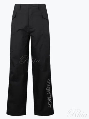 3L Tech Pants ACWMB135 Black - A-COLD-WALL - BALAAN 1