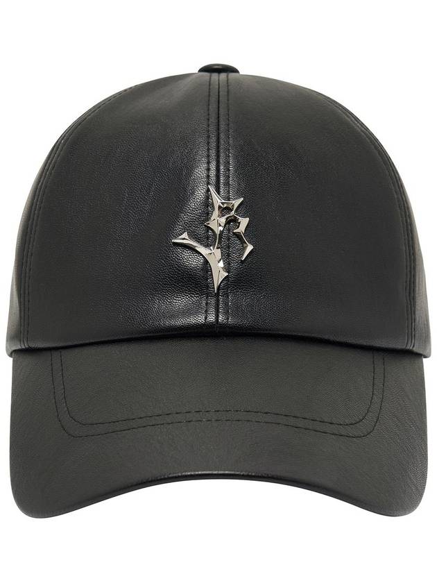 CLASSIC LEATHER CAP BLACK - LIBERE - BALAAN 2