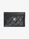 Classic Card Slot Black Silver AP0213 - CHANEL - BALAAN 1