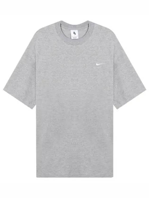 Men s Solo Swoosh Short Sleeve Knit Top - NIKE - BALAAN 1