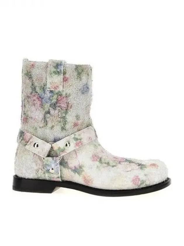 Campo Flower Biker Ankle Boots - LOEWE - BALAAN 1