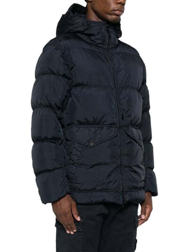 Crinkle Reps Re-Nylon Down Padding Navy - STONE ISLAND - BALAAN 4