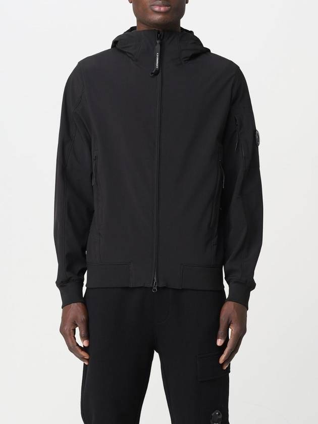 Shell R Lens Patch Casual Hooded Jacket Black - CP COMPANY - BALAAN 2