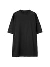 Cotton Crew Neck Short Sleeve T-Shirt Black - BALENCIAGA - BALAAN 1