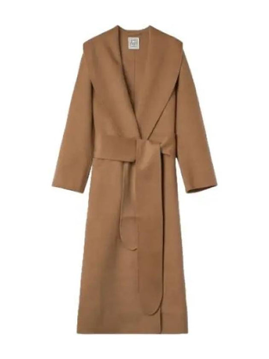 belted coat camel - TOTEME - BALAAN 1