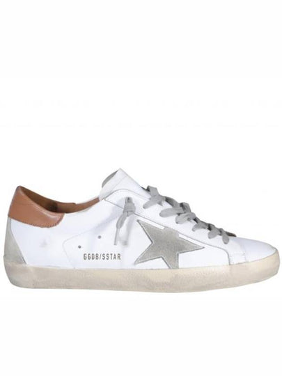 Superstar Brown Tab Sneakers White - GOLDEN GOOSE - BALAAN 2