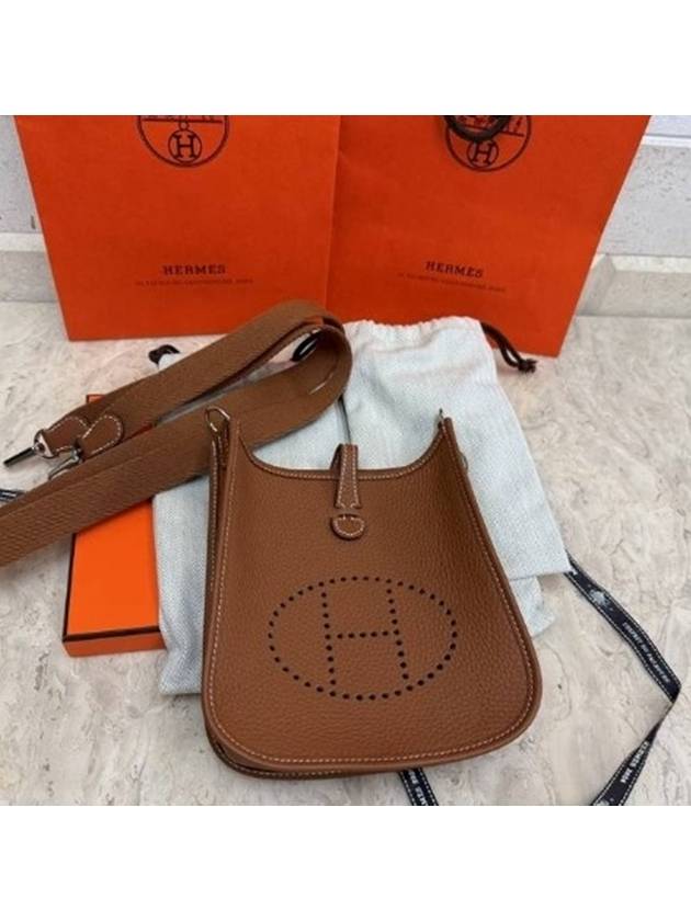 Evelyne 16 Amazone Cross Bag Gold Brown - HERMES - BALAAN 6