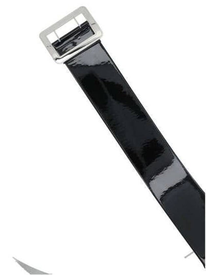 wide patent leather belt black - GUCCI - BALAAN 2