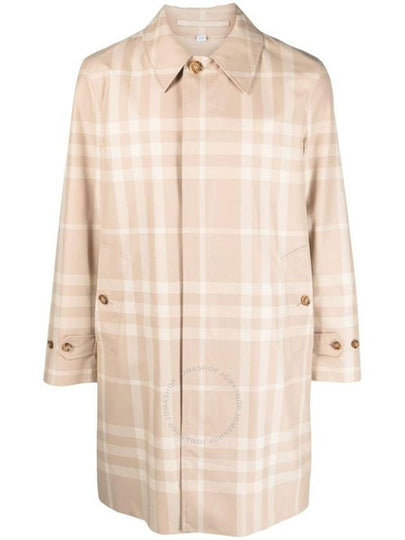 Check Pattern Trench Coat Beige - BURBERRY - BALAAN 2