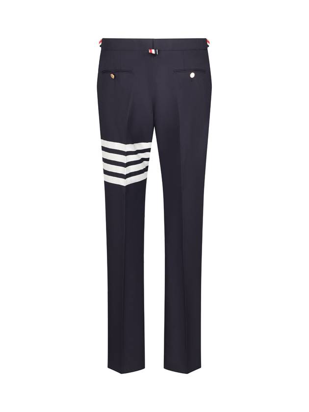 4 Bar Low Rise Slacks Navy - THOM BROWNE - BALAAN 3