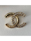 CC logo cubic line lettering brooch ABD106 gold plated - CHANEL - BALAAN 1