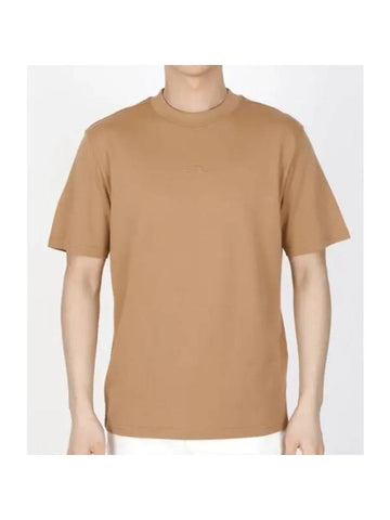 Adan Logo Mock Neck Short Sleeve T-Shirt Chipmunk - J.LINDEBERG - BALAAN 1