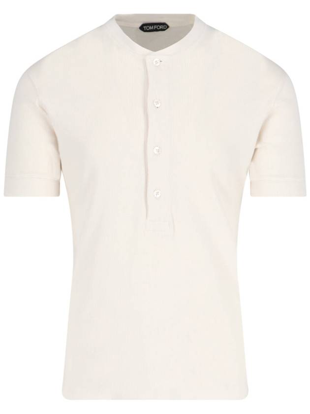 Tom Ford T-shirts and Polos White - TOM FORD - BALAAN 1