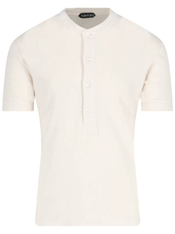 Tom Ford T-shirts and Polos White - TOM FORD - BALAAN 1