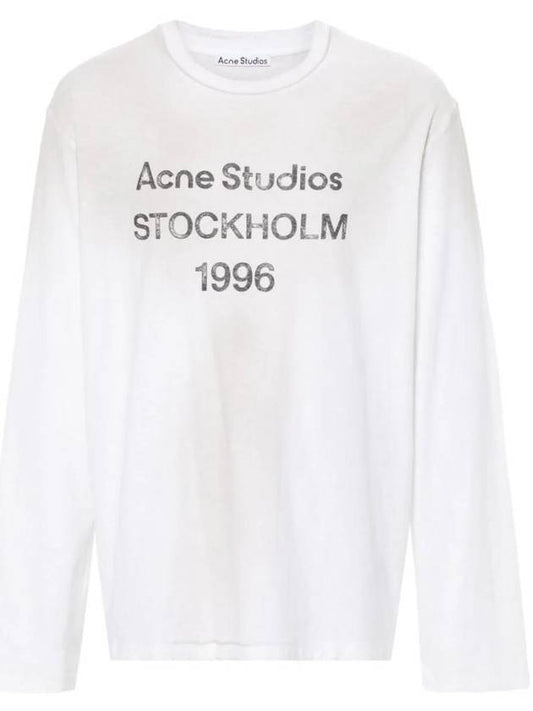 Logo Print Distressed T-Shirt CL0197 - ACNE STUDIOS - BALAAN 1