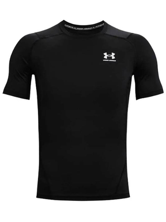 Men's Heart Gear Compression Short Sleeve T-Shirt Black - UNDER ARMOUR - BALAAN 2