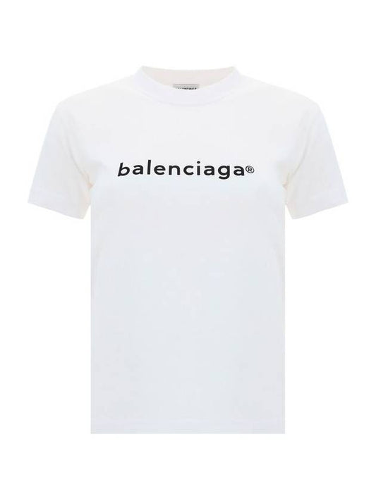 Copyright logo short sleeve t shirt white - BALENCIAGA - BALAAN 1