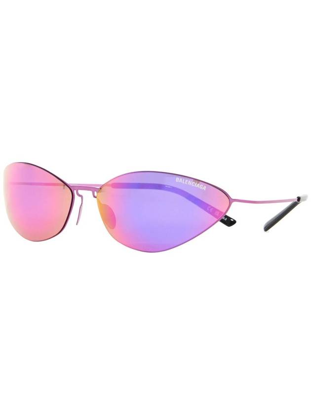 Eyewear Malibu Round Sunglasses Mirror Pink - BALENCIAGA - BALAAN 3