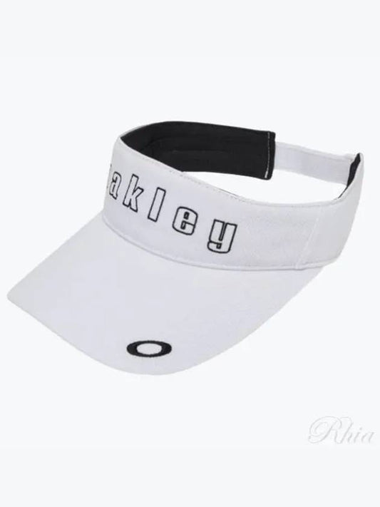 24 Elevate Mesh Visor 0 FOS800053 White - OAKLEY - BALAAN 1