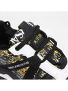 Jeans Couture Trail Track Logo Low Top Sneaker Black - VERSACE - BALAAN 5