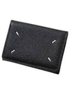 Four Stitch Logo Leather Half Wallet Black - MAISON MARGIELA - BALAAN 2