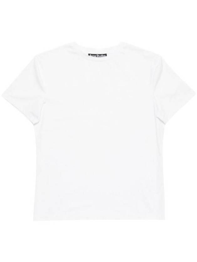 Regular Fit Cotton Short Sleeve T-Shirt White - ACNE STUDIOS - BALAAN 2