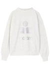 Moby Logo Print Sweatshirt Ecru - ISABEL MARANT - BALAAN 2