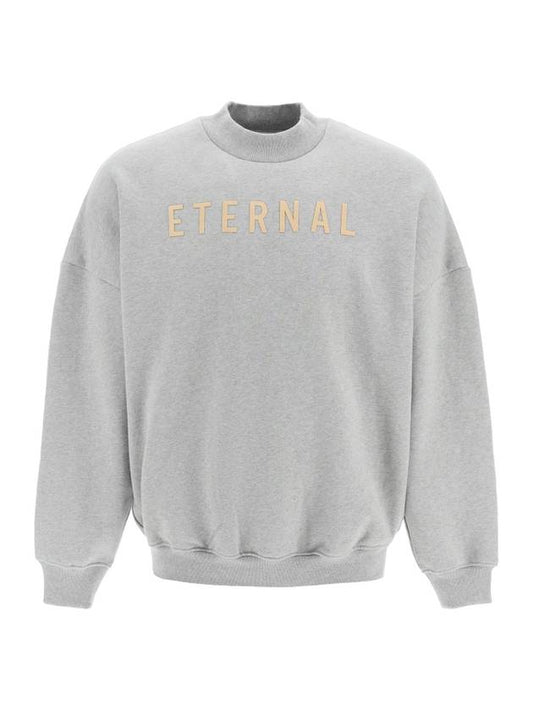 Men's Eternal ETERNAL Crew Neck Back Logo Sweatshirt Gray - FEAR OF GOD - BALAAN.