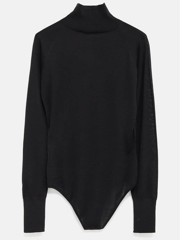 black wool bodysuit - ALAIA - BALAAN 3