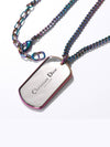 CD Couture Plate Pendant Necklace - DIOR - BALAAN 2