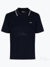 Flynn Cotton Polo Shirt Blue - A.P.C. - BALAAN 2