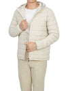 Down Hooded Padding Ivory - HERNO - BALAAN 7