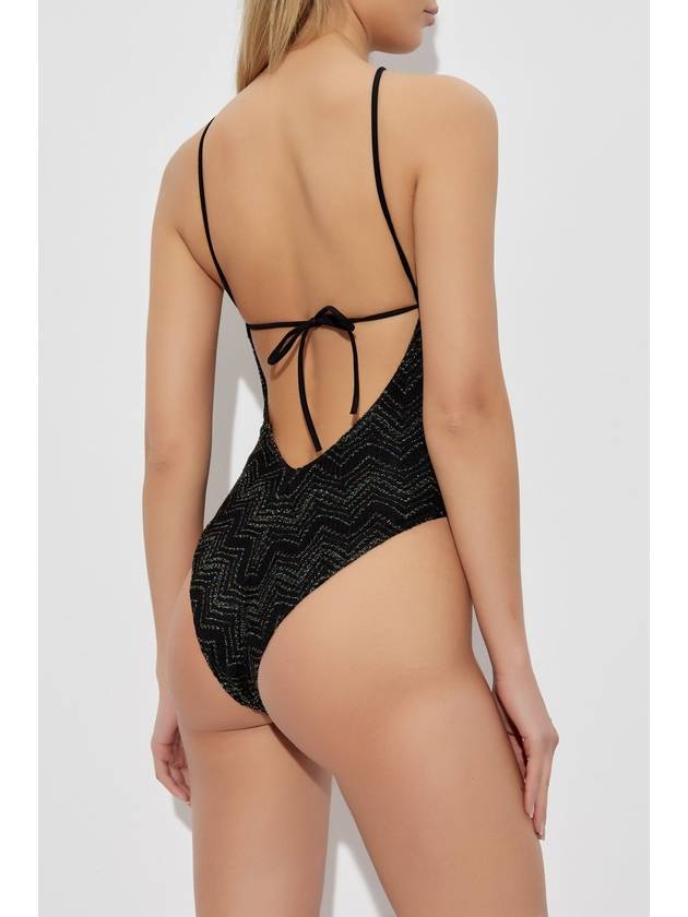 Missoni One-piece Swimsuit With Lurex Thread, Women's, Black - MISSONI - BALAAN 4