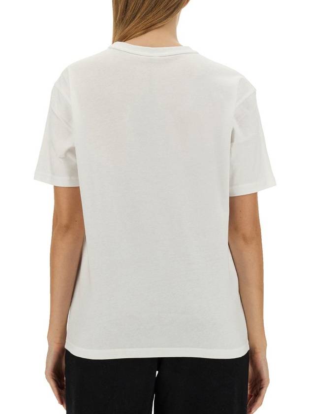 Essential Cotton Short Sleeve T-Shirt White - ALEXANDER WANG - BALAAN 5