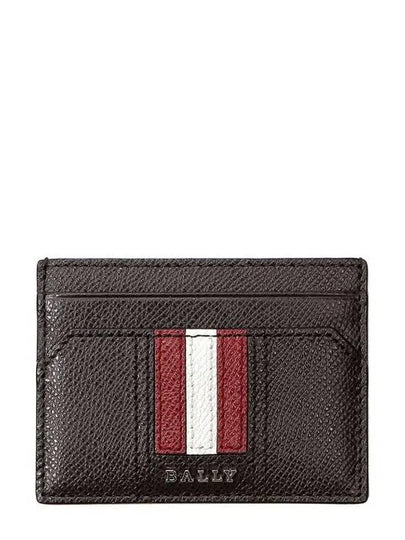 Signature Stripe Card Wallet Brown - BALLY - BALAAN 2