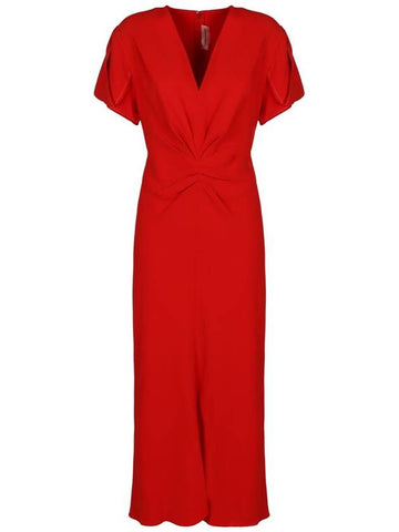 Victoria Beckham Gathered Details Dress - VICTORIA BECKHAM - BALAAN 1