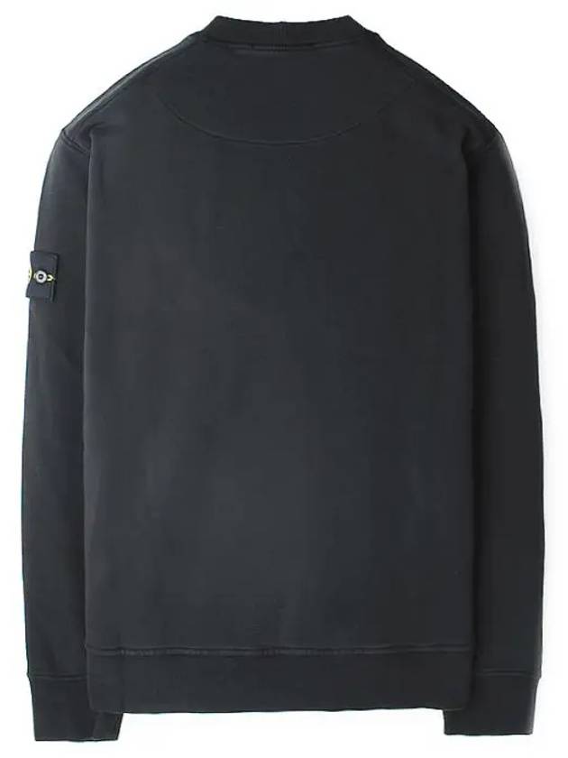 Wappen Patch Garment Dyed Sweatshirt Charcoal - STONE ISLAND - BALAAN 3