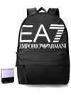 EA7 Logo Print Backpack Black - EMPORIO ARMANI - BALAAN 3