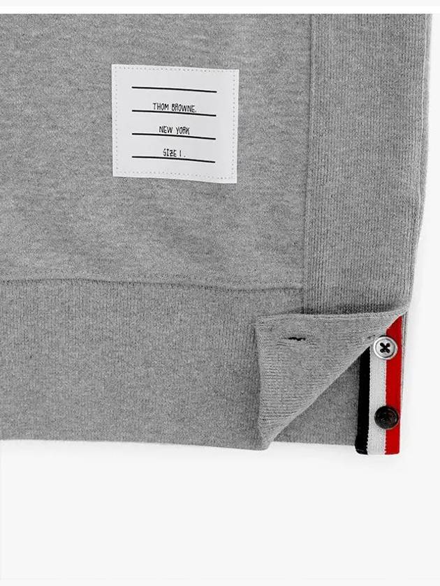 4 Bar Loopback Jersey Sweatshirt Light Grey - THOM BROWNE - BALAAN 5