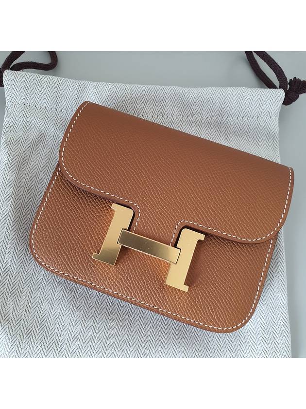 Constance Wallet Absom Gold - HERMES - BALAAN 9