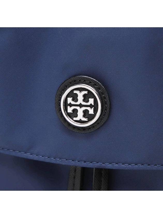 Virginia Flap Nylon Backpack Blue - TORY BURCH - BALAAN 10