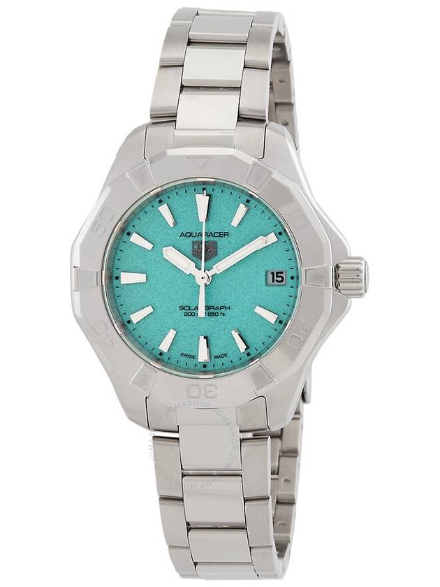 Tag Heuer Aquaracer Quartz Green Dial Ladies Watch WBP1315.BA0005 - TAG HEUER - BALAAN 1