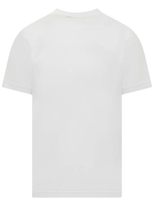 Logo Cotton Short Sleeve T-Shirt White - MARNI - BALAAN 3