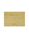 Logo Card Wallet Yellow - PRADA - BALAAN 1