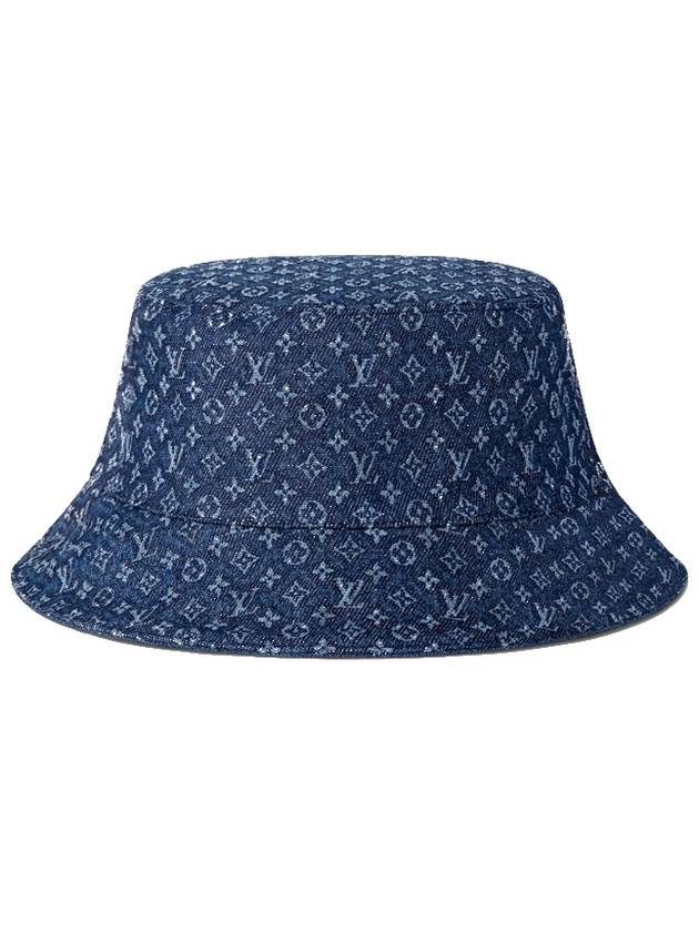 Hat Everyday Reversible Double sided Bucket Denim Blue - LOUIS VUITTON - BALAAN 3